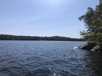 Photo of West Hill Pond in 2022.