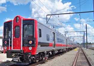 Rail Car on Metro-North New Haven Line
