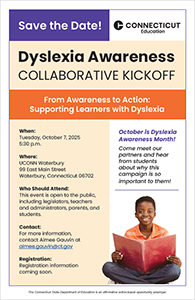Thumbnail for the Dyslexia Awareness Flier