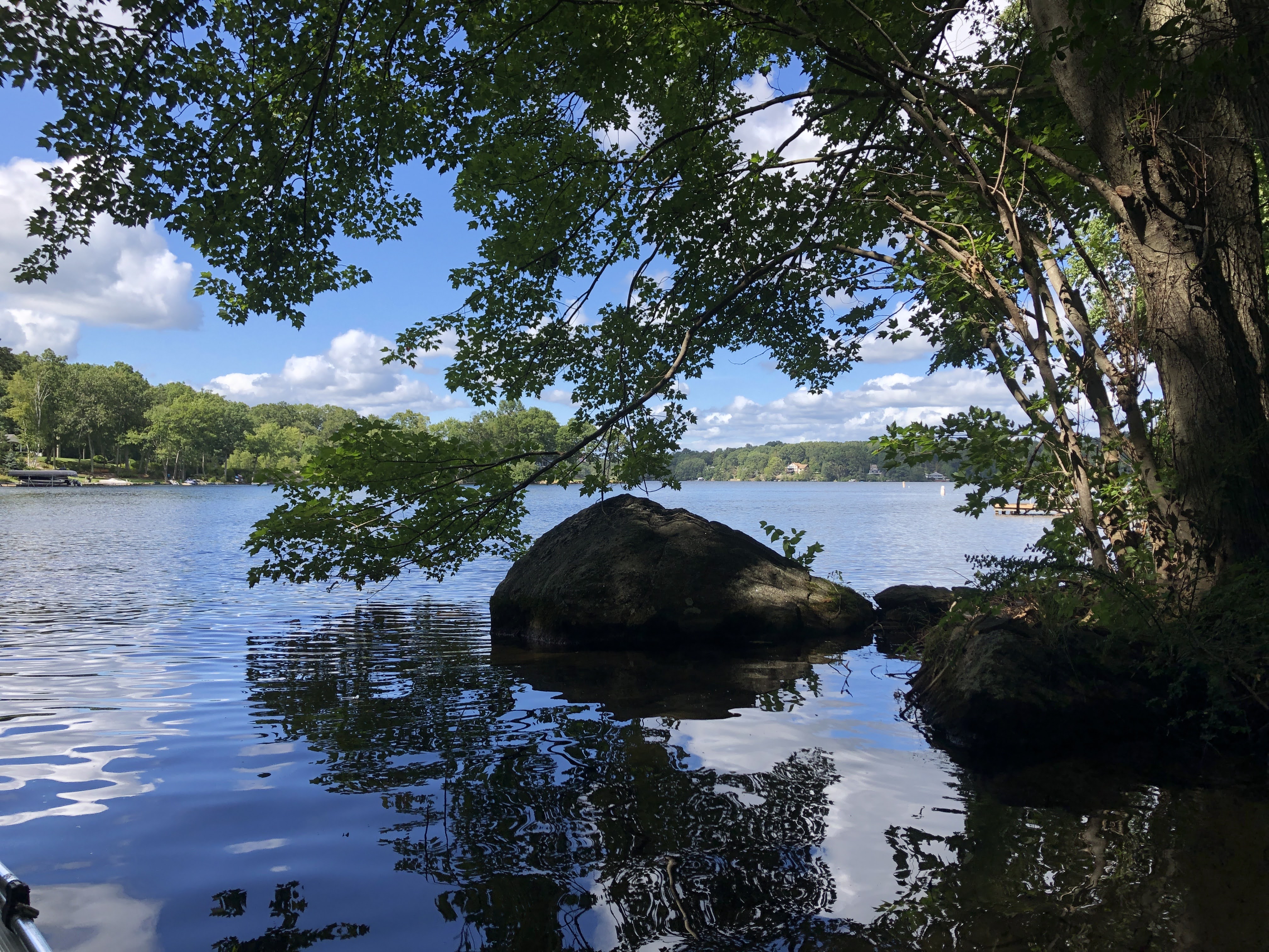 Photo of Bashan Lake in East Haddam, CT.