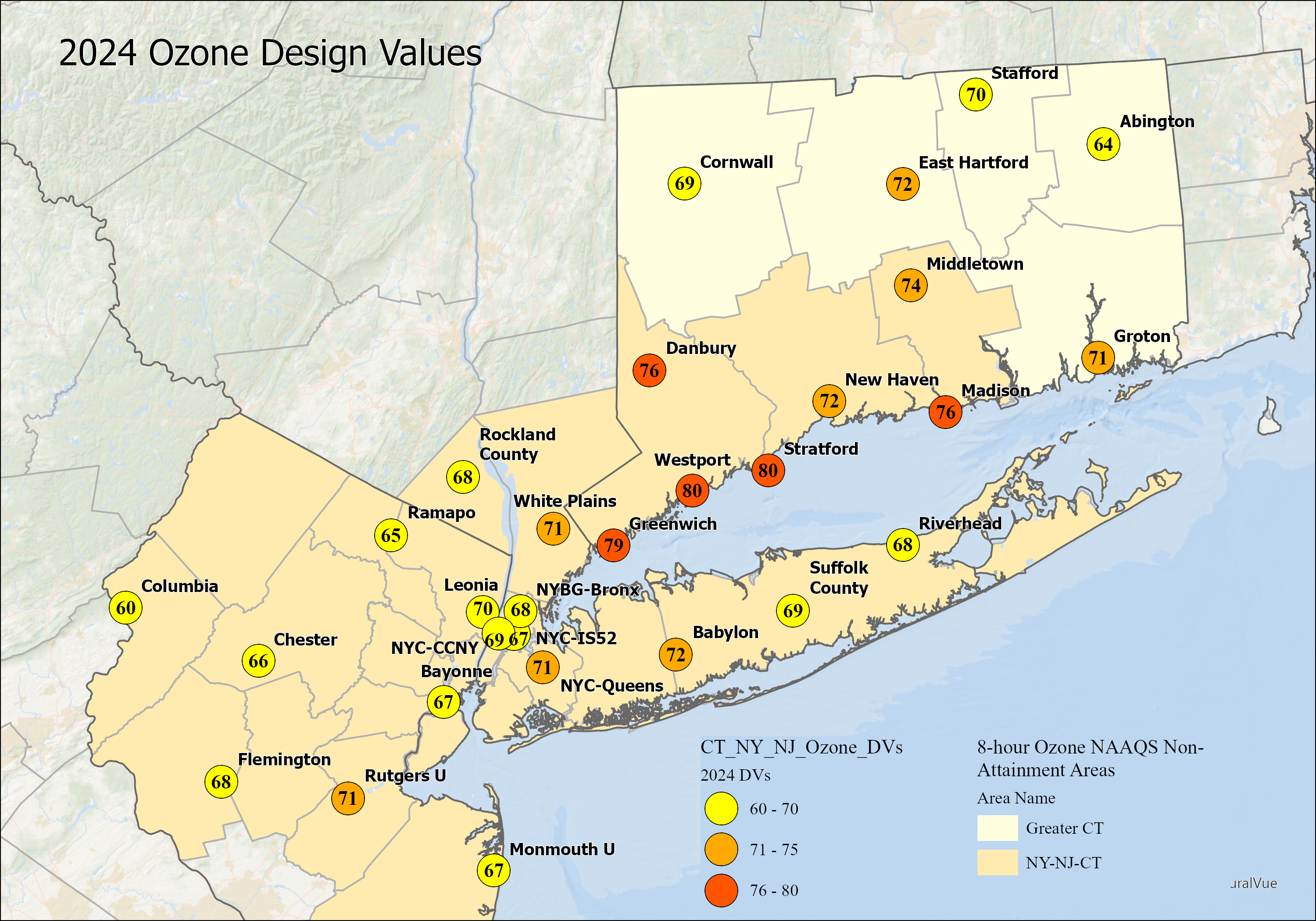 Current Ozone Design Values