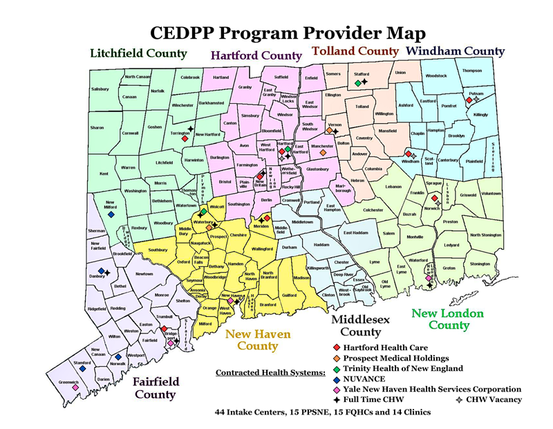 CEDPP 2024 Program Provider Map