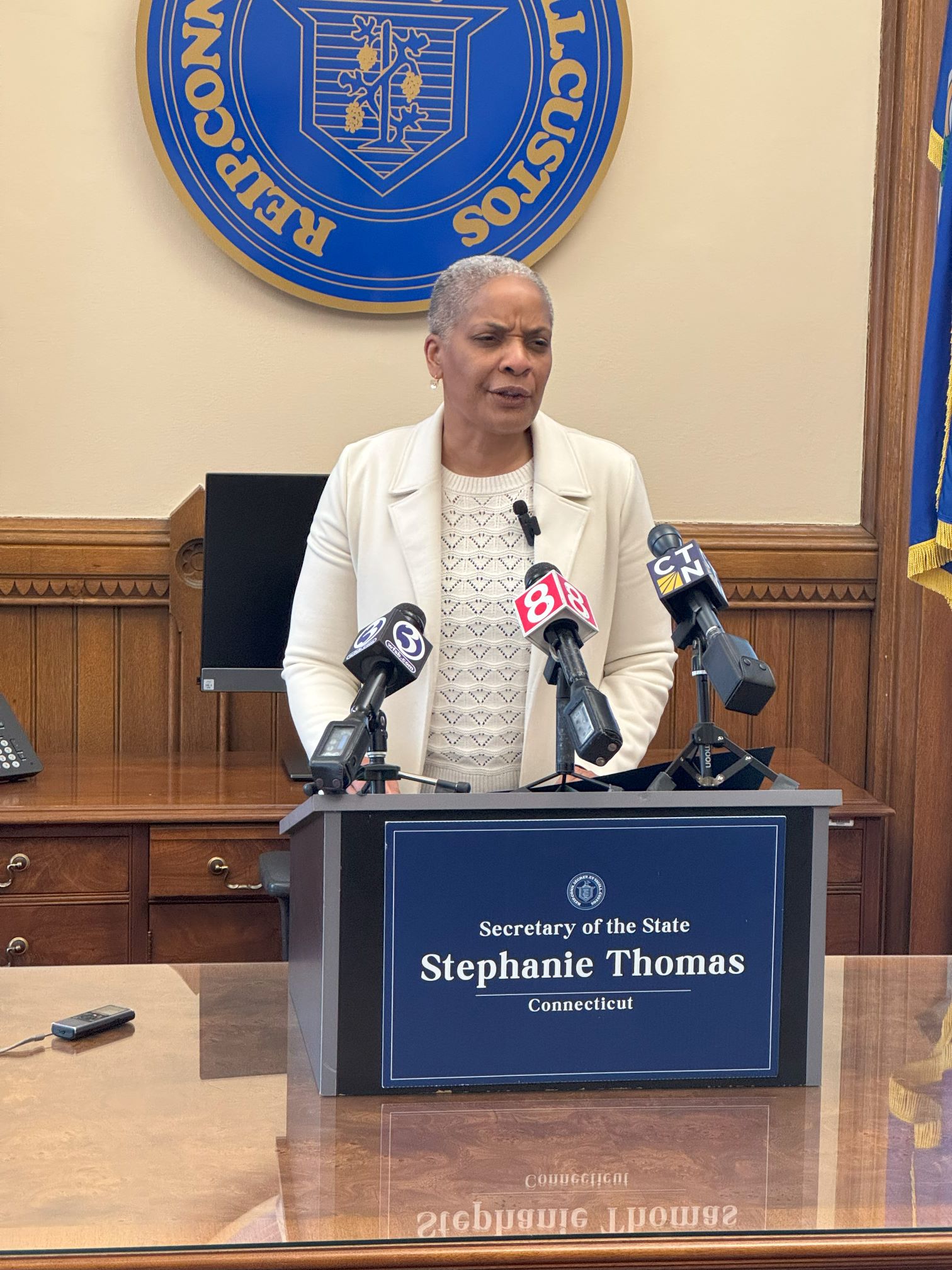 Secretary Thomas Delivers Remarks - photo 1