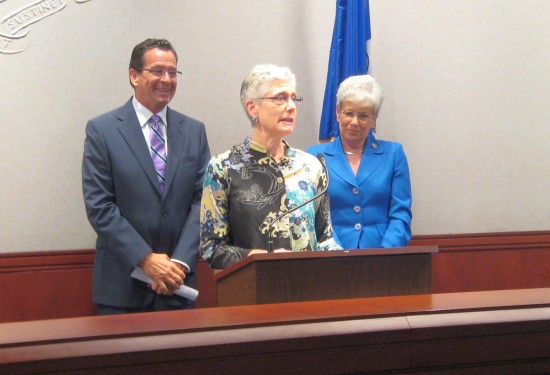 Terry Edelstein and Governor Malloy
