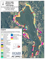 Map of Amos Lake, Preston 2018