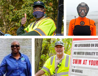 Image of DEEP workers outside