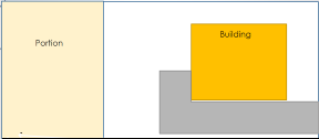 site map showing portion of property by shading