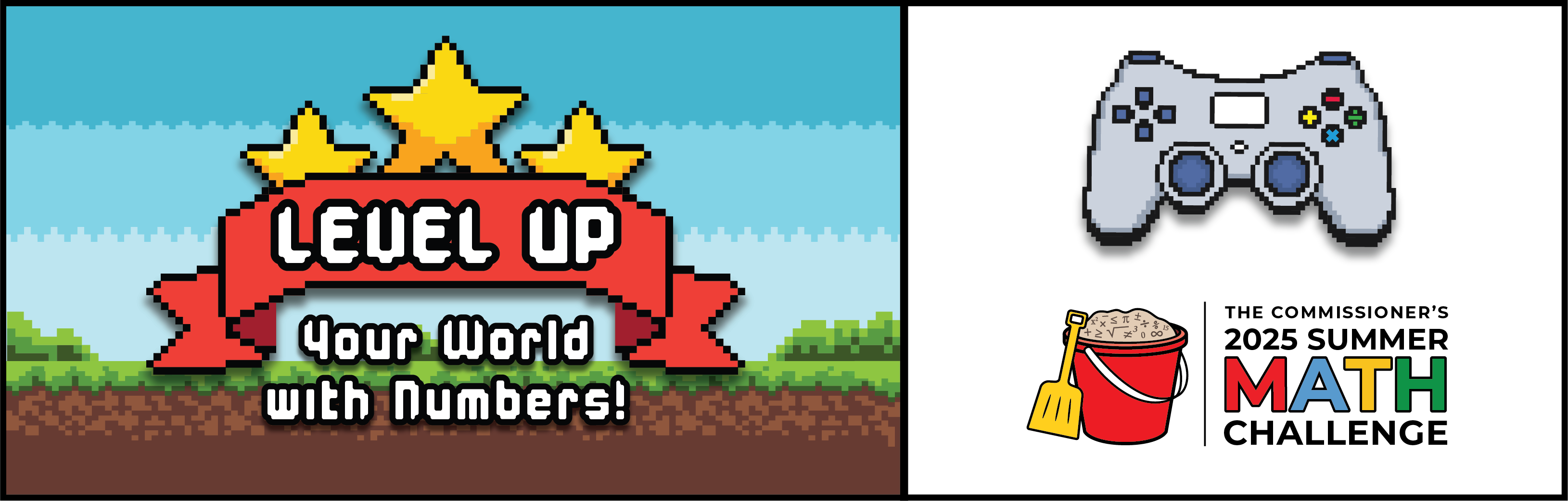 Level Up Your World with Numbers!, 2025 Summer Math Challenge