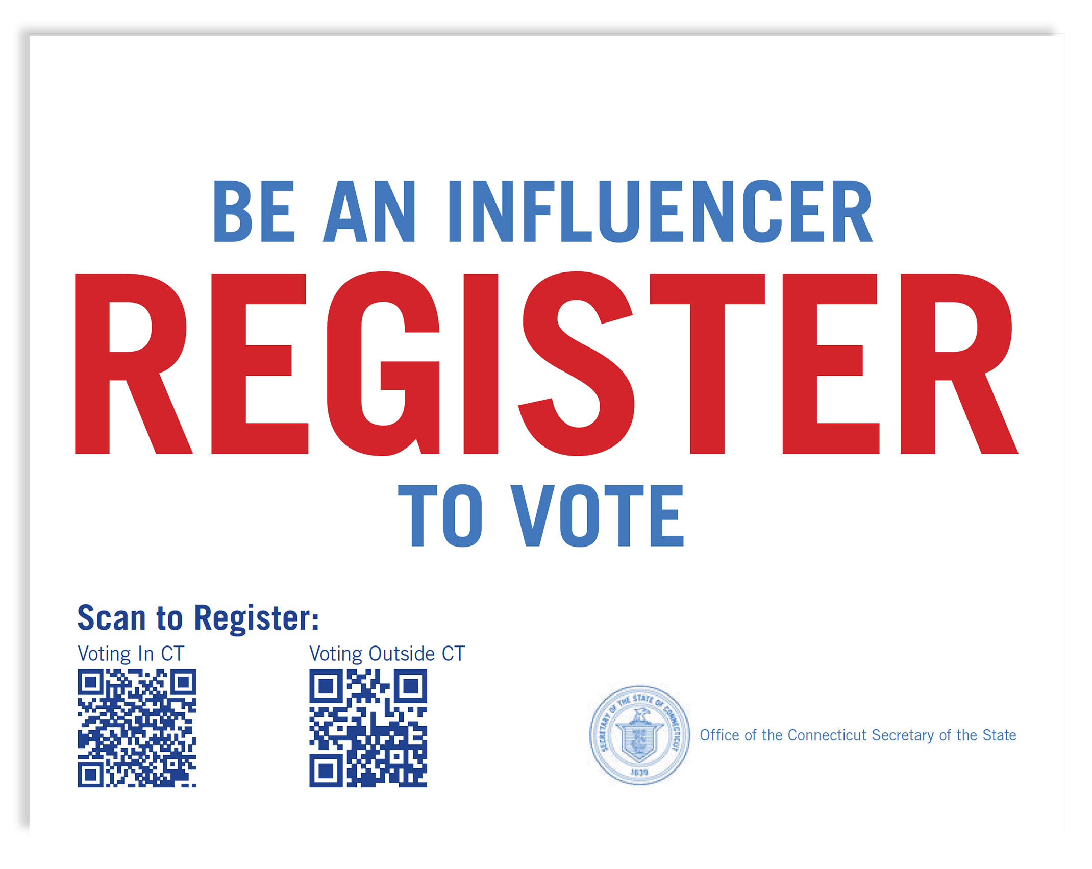 2024 Be An Influencer - Tabletent - English Color Horizontal