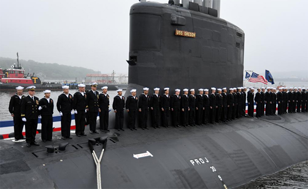 Virginia-class fast attack submarine USS Oregon (SSN-793) 