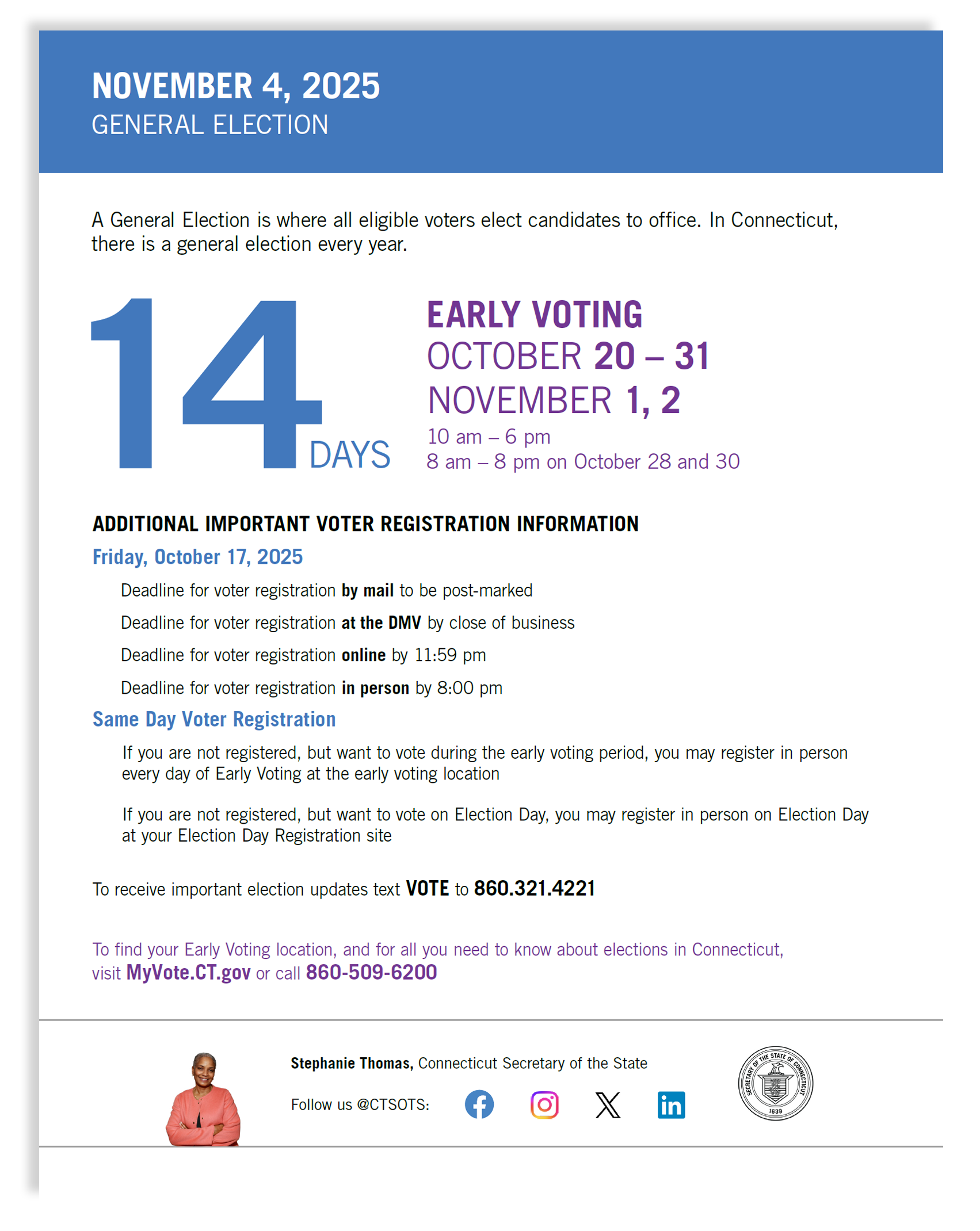 2025 Early Voting General Election - English Color Thumbnail
