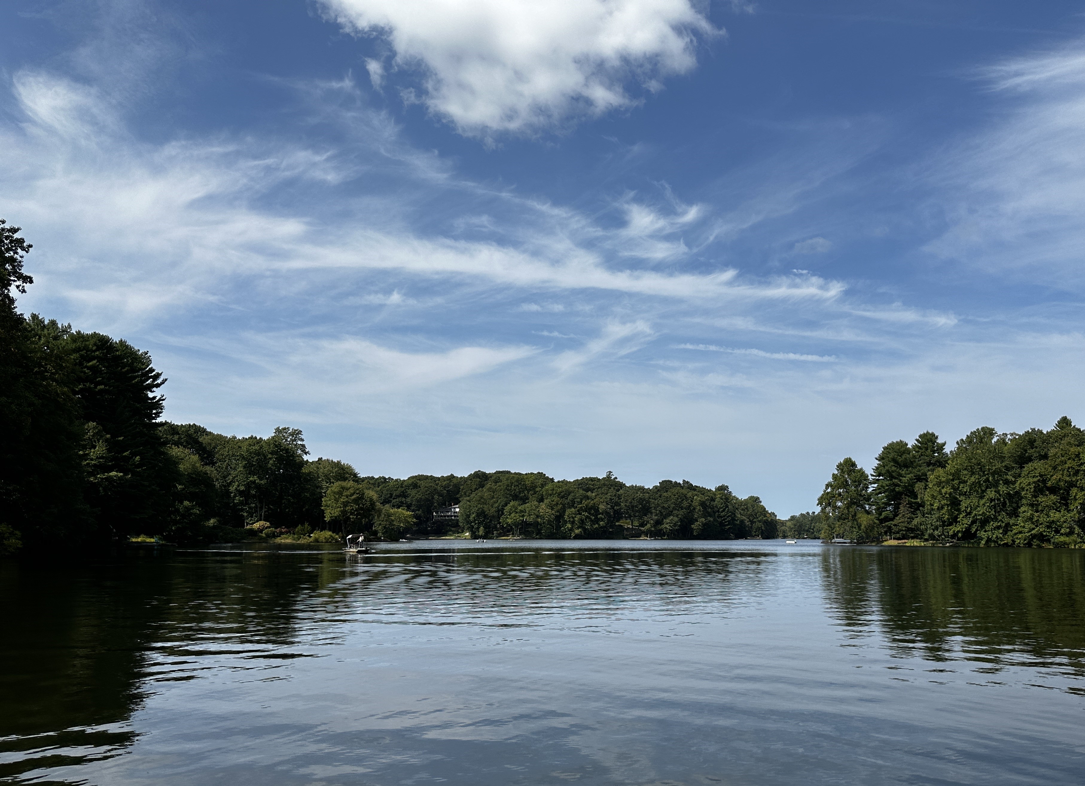Photo of Canoe Brook Lake on September 17, 2024.