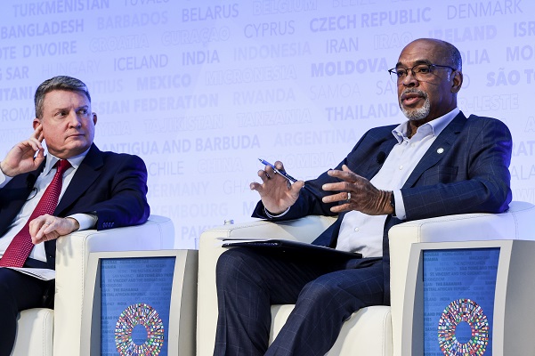 Commissioner Mais speaking on panel