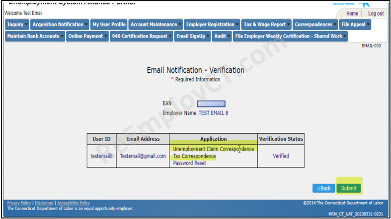 email sign up instructions