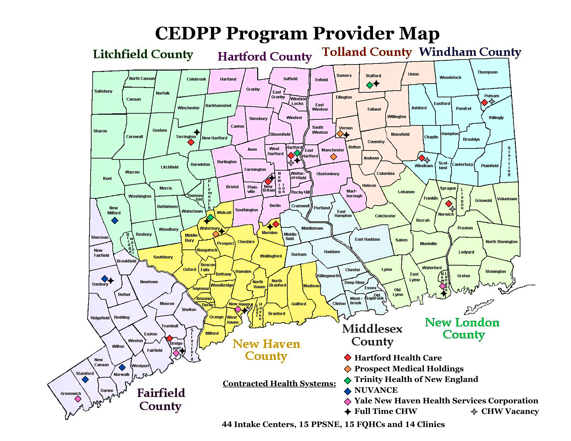 CEDPP 2024 Program Provider Map