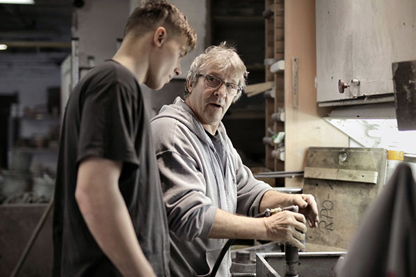 Apprentice and teacher.