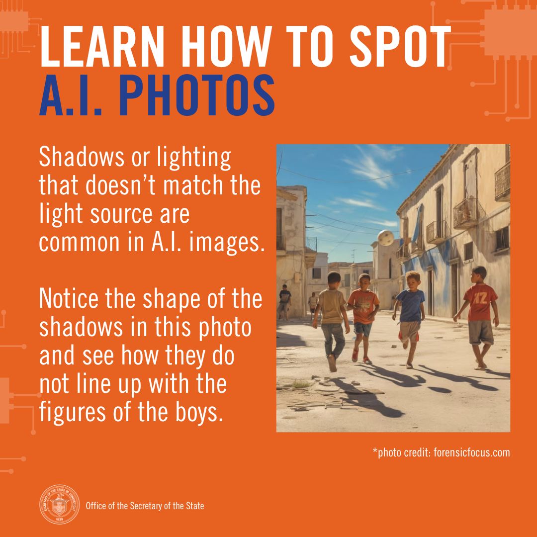 Learn how to spot A.I. photos - graphic 2