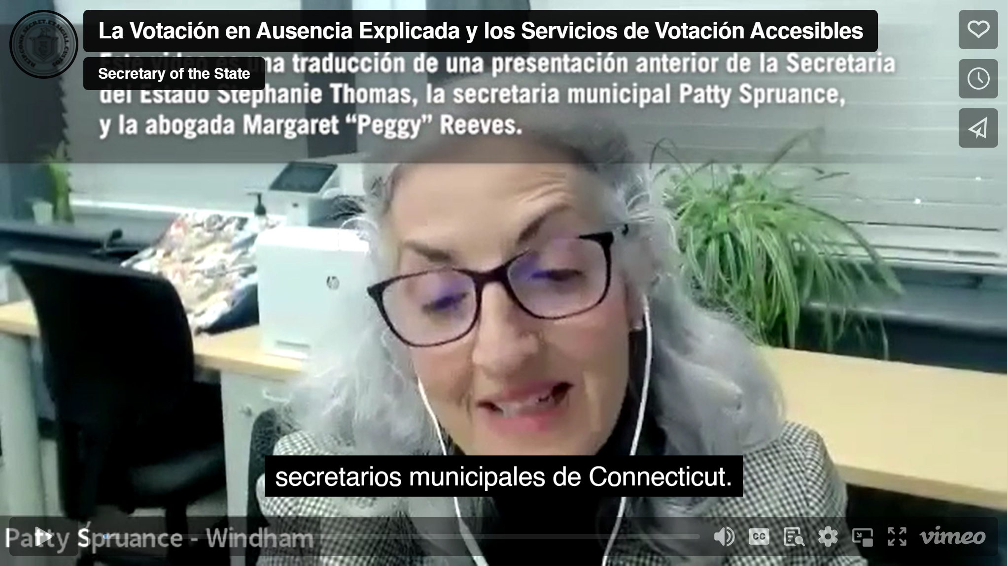 Absentee Ballot Video - Spanish