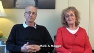 Thumbnail of Mark and Maggie sitting next to each other