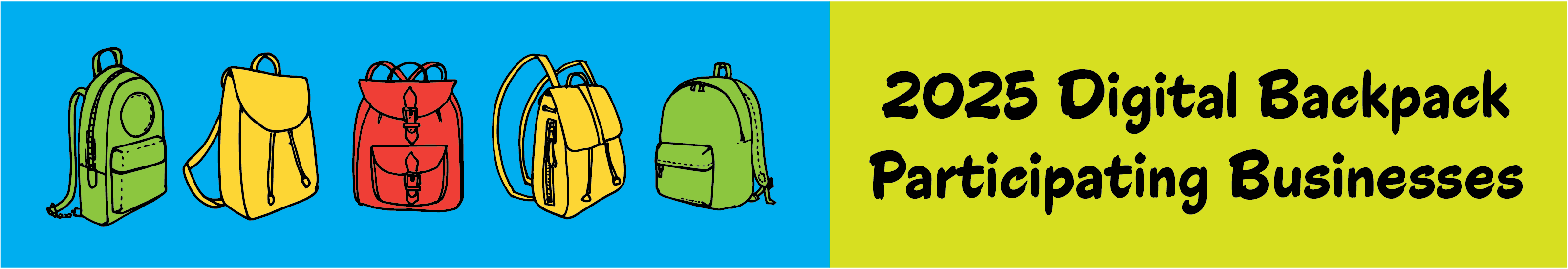 2025 Digital Backpack Participating Businesses