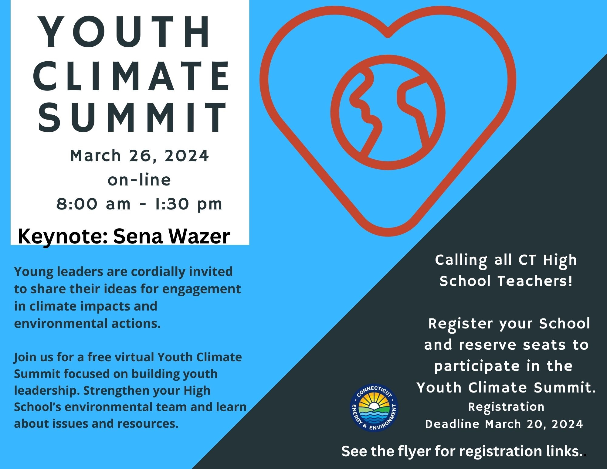 Youth Climate Summer flyer 2022