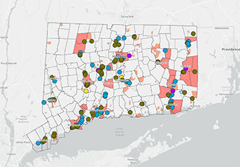 EJ affecting facilities map