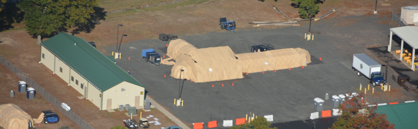 The Mobile Field Hospital sky view