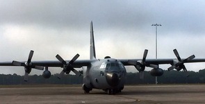 Connecticut National Guard C-130H cargo plane