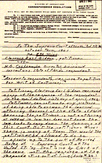 Gideon Petition