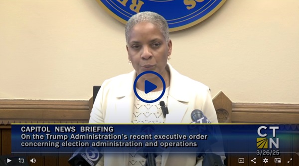 CT-N Briefing with Secretary of State Thomas on President Trump's Executive Order Concerning Elections