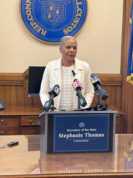 Secretary Thomas Delivers Remarks - photo 1